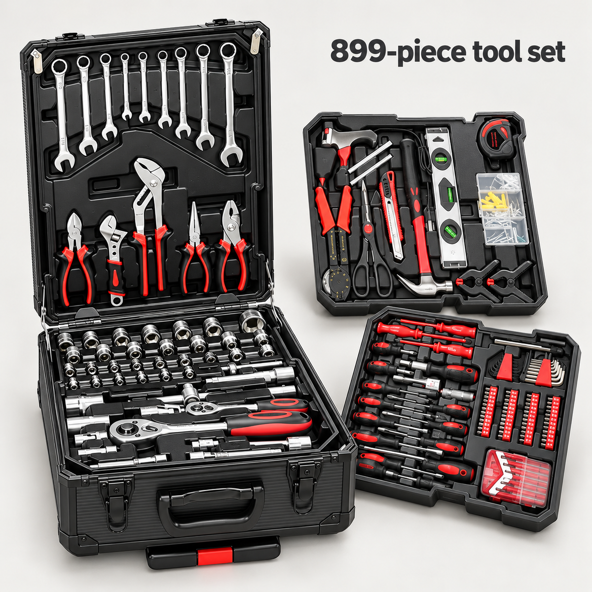 Melvy 899Pcs Mechanic Set