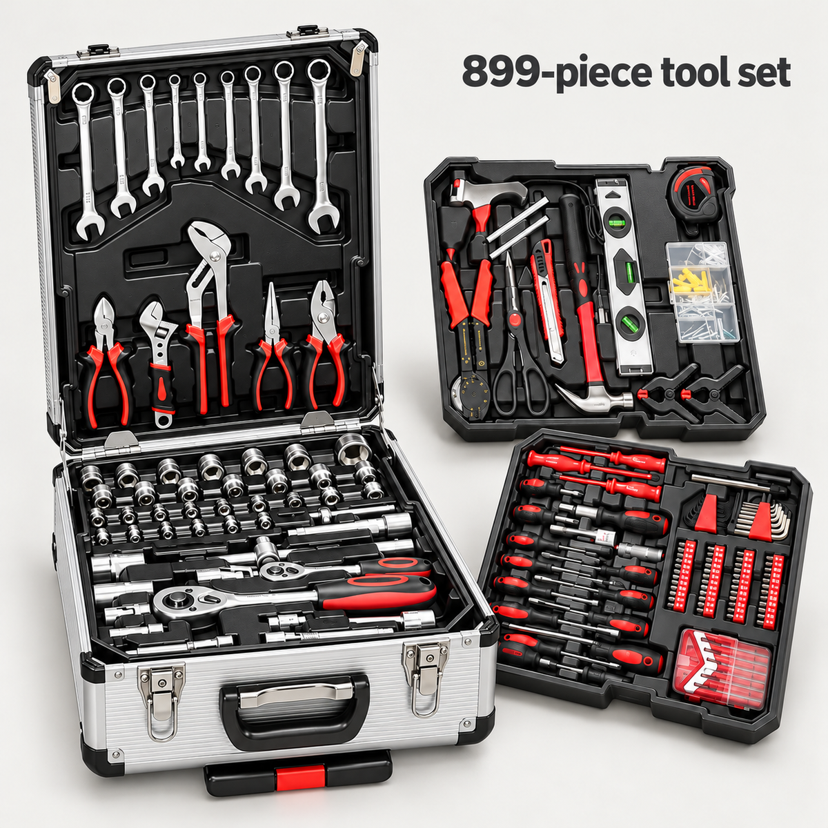 Melvy 899Pcs Mechanic Set