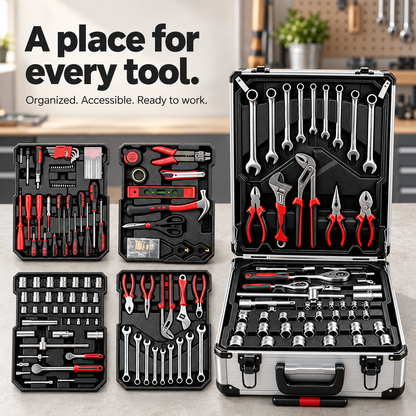 Melvy 899Pcs Mechanic Set